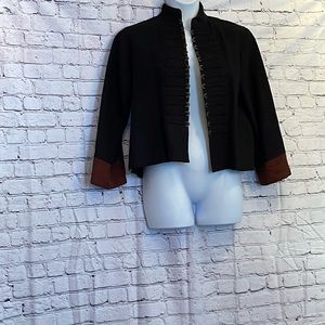 Cute Linen Jacket by Peacock Ways Clothing. SZ Lg.